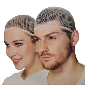 1 Wig Cap Net Nylon Stretchy Mesh Beige Adult One Size 14+ Yrs