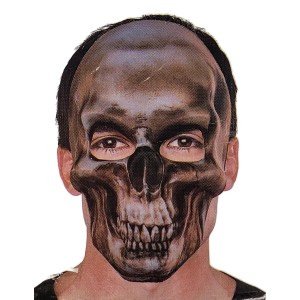 Way To Celebrate Ancient Skull Face Mask Halloween Scary Creepy Adults 14+