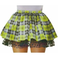 Way To Celebrate Plaid Tutu Halloween Womens One-size Fits Most Black And Yellow Way To Celebrate Plaid Tutu Halloween Womens One-size Fits Most Black And Yellow