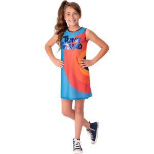 Rubie's Halloween Costume Space Jam Tune Squad Jersey Dress Girl Size L (10-12)