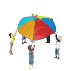 Play Day Play 8 Ft Parachute Multi-colour + 5 Balls (6 Pcs) 4+ Play Day Play 8 Ft Parachute Multi-colour + 5 Balls (6 Pcs) 4+