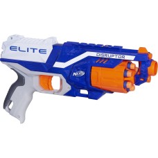 Nerf N-Strike Elite Disruptor B9837 6 Dart Rotating Drum Ages 8+ Damaged Box Nerf N-Strike Elite Disruptor B9837 6 Dart Rotating Drum Ages 8+ Damaged Box