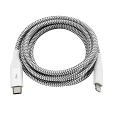 Blackweb 1.8 Meter To Usb-c Connector Charge & Sync Cable White 6ft Blackweb 1.8 Meter To Usb-c Connector Charge & Sync Cable White 6ft