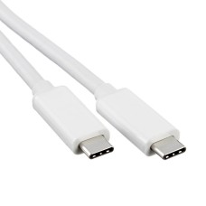 Blackweb Type C Male To Type C Male Usb 3.1 Gen 1 Cable White 3 Feet / 0.9 M Blackweb Type C Male To Type C Male Usb 3.1 Gen 1 Cable White 3 Feet / 0.9 M
