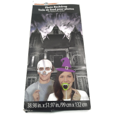 Way To Celebrate Halloween Haunted House Vinyl Photo Backdrop 40 In X 52 In Way To Celebrate Halloween Haunted House Vinyl Photo Backdrop 40 In X 52 In