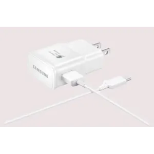 Samsung Fast Charge Travel Charger With Usb To Usb-c Cable(4ft) White 