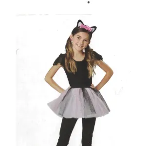 Playful Kitten Tutu 2 Piece Set - Cat Ear Headband - Girls 1size Fits Most