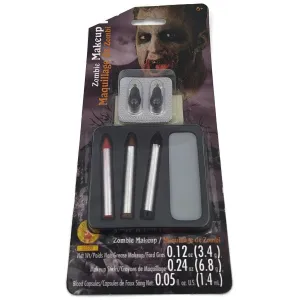 Rubie's Halloween Zombie Blood Capsules Makeup Kit Costume Theater Face Paint
