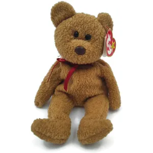 Ty Beanie Babies - Curly The Bear Retired. Pe Pellets