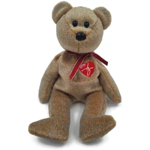 Ty Beanie Baby - 1999 Signature Bear - Pe Pellets - No Hanger Tag