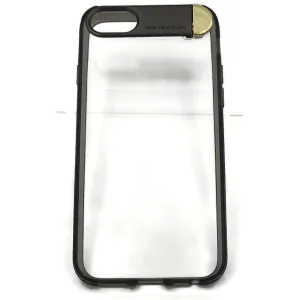 Blackweb Standing Phone Case For Iphone 6/6s/7/8 - Clear Back Smoked Bumper