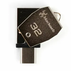 Blackweb Dual Usb 2.0 + Usb Type - C 32 Gb T250 Silver 