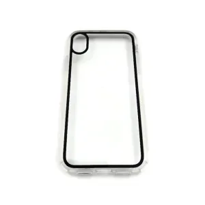 Blackweb Clear Hard-shell Phone Case For Iphone Xr - Black