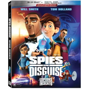Spies In Disguise (Blu-ray, Dvd, 2020) With Slipcover Will Smith Tom Holland