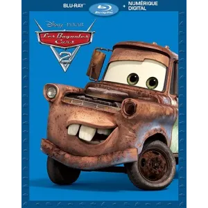 Disney Cars 2 (blu-ray) Disney - Canadian Cover