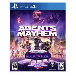 Agents Of Mayhem Ps4 Video Game (sony Playstation 4, 2017) Very Good