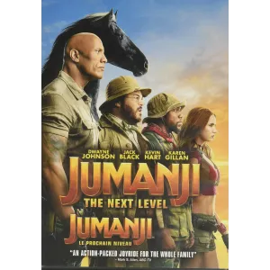 Jumanji: The Next Level (DVD, 2020, Widescreen) - Dwayne Johnson, Jack Black, Ke