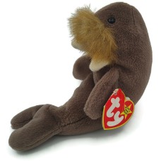 Dec 2 1996 Ty Original Beanie Babies Jolly The Brown Walrus Pvc W/tags Dec 2 1996 Ty Original Beanie Babies Jolly The Brown Walrus Pvc W/tags