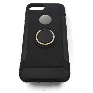 Blackweb Selfie Ring/standing Phone Case For Iphone 6/6s/7/8 -  Black
