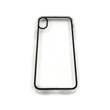 Blackweb Clear Hard-shell Phone Case For Iphone Xr - Black Blackweb Clear Hard-shell Phone Case For Iphone Xr - Black