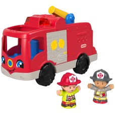 Fisher-price Little People Helping Others Fire Truck, Damaged Box Fisher-price Little People Helping Others Fire Truck, Damaged Box