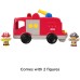 Fisher-price Little People Helping Others Fire Truck, Damaged Box Fisher-price Little People Helping Others Fire Truck, Damaged Box
