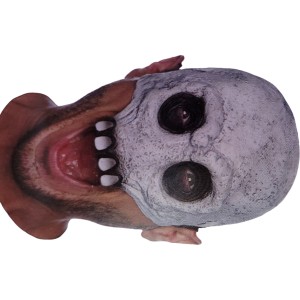 Scary Moon Ghoul Chinless Halloween Half Mask - Adults 1 Size Way To Celebrate 