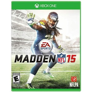 Madden Nfl 15  Microsoft Xbox One Very Good Case, Mint Disk