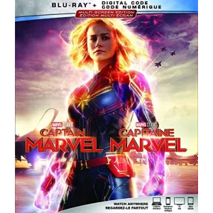 Marvel's Captain Marvel Blu-ray 2019 Brand  With Slipcover Canadian Release