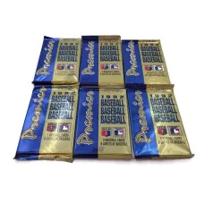 Lot Of 6 Sealed Pack Topps O-pee-chee 1992 Baseball Premier 8 Cards Each Pack