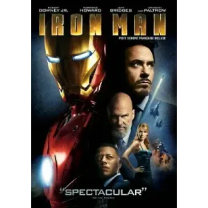 IRON MAN (DVD, 2008, WIDESCREEN) DOWNEY BRIDGES PALTROW