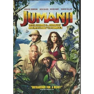 JUMANJI: WELCOME TO THE JUNGLE (DVD, 2017, WIDESCREEN) DWAYNE JOHNSON