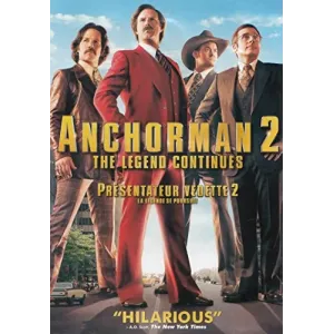 ANCHORMAN 2: THE LEGEND CONTINUES  (DVD) CANADIAN EDITION