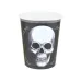 8 Pack Skull 9 Oz Paper Cups Slaughter House Halloween Tableware