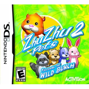 Zhu Zhu Pets 2: Featuring The Wild Bunch ( Games Only) No Cover Or Manual
