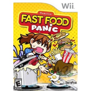 Fast Food Panic (nintendo Wii, 2010) Complete Cooking Game Rated E Kids W/manual