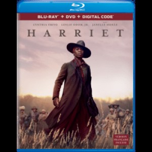 Harriet Blu-ray Dvd With Slipcover Janelle Monae,joe Alwyn,leslie Odom Jr
