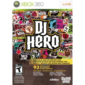 Dj Hero Xbox 360 Software Only With Game Case (no Manual And Accessories)