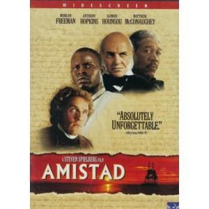 Amistad Dvd Widescreen Steven Spielberg 1997 Morgan Freeman, Anthony Hopkins