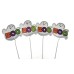 Lot Of 4 Halloween Holographic Pathmarkers (ghost), 24 Inch Lot Of 4 Halloween Holographic Pathmarkers (ghost), 24 Inch
