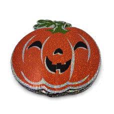 Lot Of 4 Halloween Holographic Path Markers (pumpkin), 24 Inch Lot Of 4 Halloween Holographic Path Markers (pumpkin), 24 Inch
