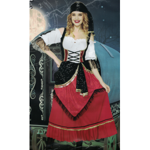 Red Crimson Beauty Women Halloween Costume Medium M (8-10)