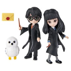 Harry Potter Magical Minis 4â€ 2 Figure Friendship Set Cho Chang Hedwig