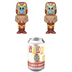 Funko Soda Marvel Luchadores Iron Man 4.25 Vinyl Figure In A Can 1/15000