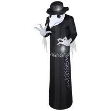 6 Ft Airblown Raven Reaper Light Up Halloween Inflatable Outdoor Decoration 