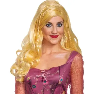 Disguise Sarah Deluxe Gold Halloween Costume Wig Adult One Size