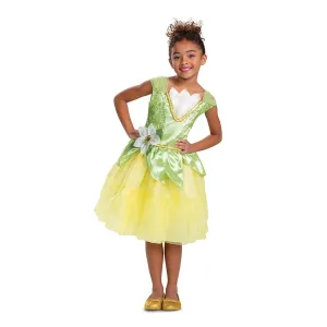 Disguise Disney Princess Tiana Classic Child Halloween Costume Small (4-6)