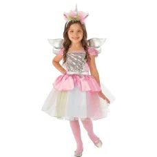 Rubies Colorful Unicorn Girl Child Halloween Costume Large (10-12) Rubies Colorful Unicorn Girl Child Halloween Costume Large (10-12)