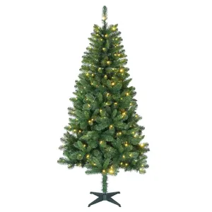 Holiday Time Paxton 6.5' Pre-lit Led ( Colors Changing Lights) Christmas Tree