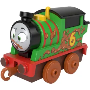 Thomas & Friends Mud Run (Percy) Push-along Engine Metal Cast PERCY 2022